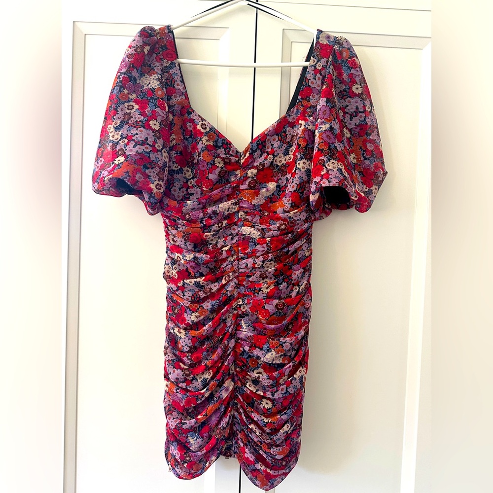Floral Zara Puff Sleeve Dress